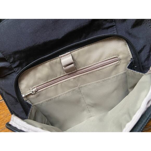 BAGGALLINI Black Slim Nylon Crossbody Bag - Picture 7 of 15